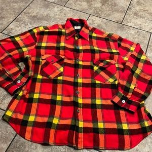Montgomery Wards vintage  trucker shirt XL